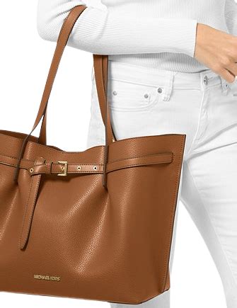 michael kors shopper emilia|Emilia Large Pebbled Leather Tote Bag .